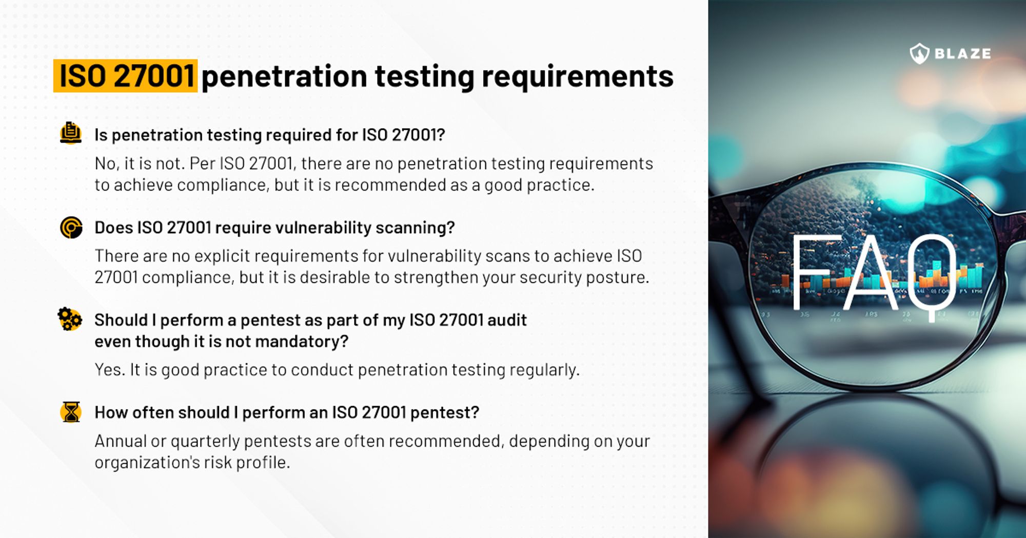 ISO 27001 penetration testing requirements